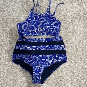 ATHLETA Blue Bikini 👙 Excellent!!